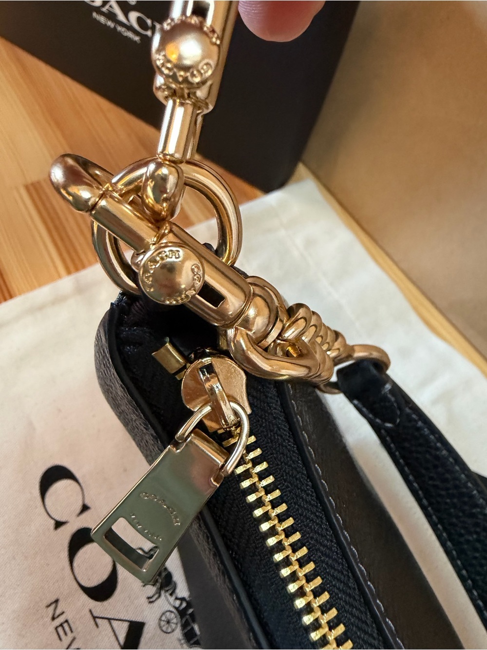 NWT Coach Teri Shoulder Bag | Refined Pebble Leather | Dust Bag Included - Picture 7 of 16